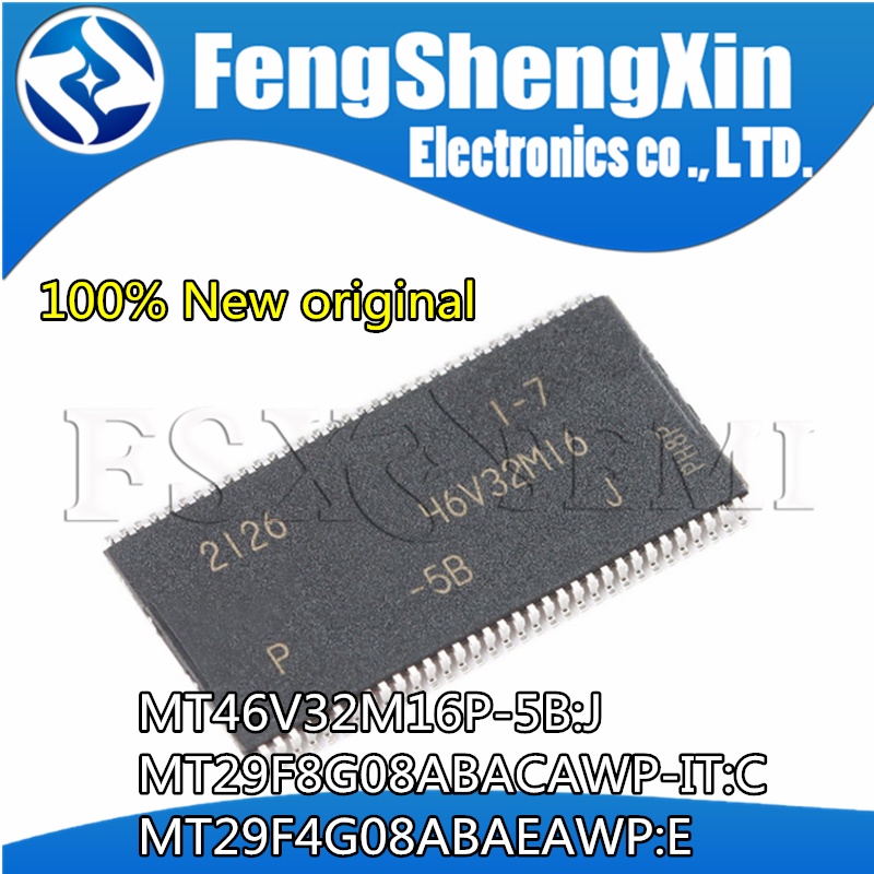 Linh Kiện Điện Tử 1 MT46V32M16P-5B: J Mt29F8G08Aabacawp-IT: C Mt29F4G08Abaewp: E 46V32M16-5B J 29F8G08 Bananana IT C 29F4G08Abaeaea
