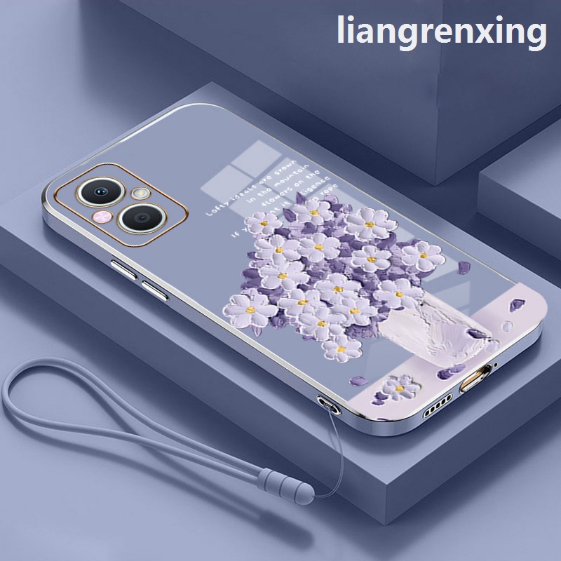 Ốp OPPO RENO 8Z 5g RENO 8 Z 5g Reno8 Z 5g lưng Ốp Điện Thoại Mạ Điện Chống Sốc Ddhh01 Cho OPPO RENO 8Z 5g RENO 8 Z 5g Reno8 Z 5g viền vuông cute
