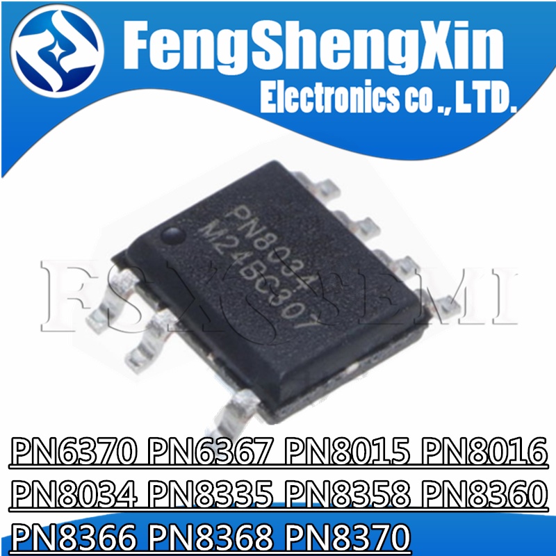 10 PN6370 PN6367 PN8015 PN8016 PN8034 PN8335 PN8358 PN8360 PN8366 PN8368 PN8370 SOP-7 IC sạc