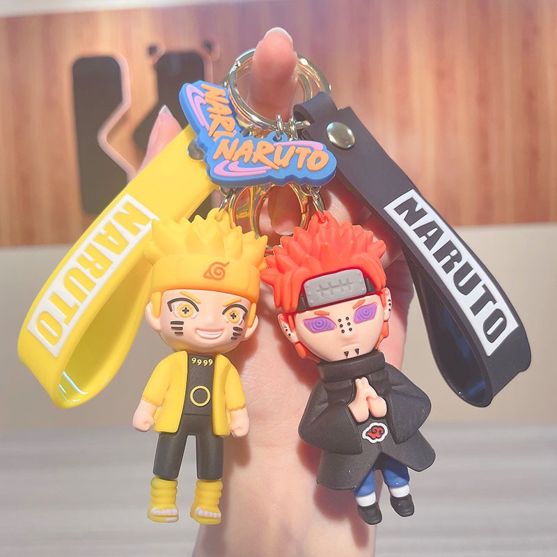 Móc Khóa Hình Nhân Vật Hoạt Hình Naruto Độc Đáo