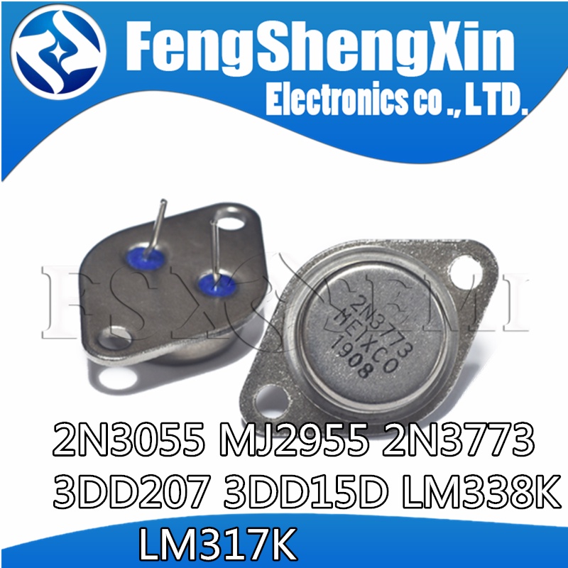 2N3773 MJ2955 5 Cái / Tay 2N3055 3DD207 3DD15D LM338K LM317K TO-3 Điện Transistor pxc6
