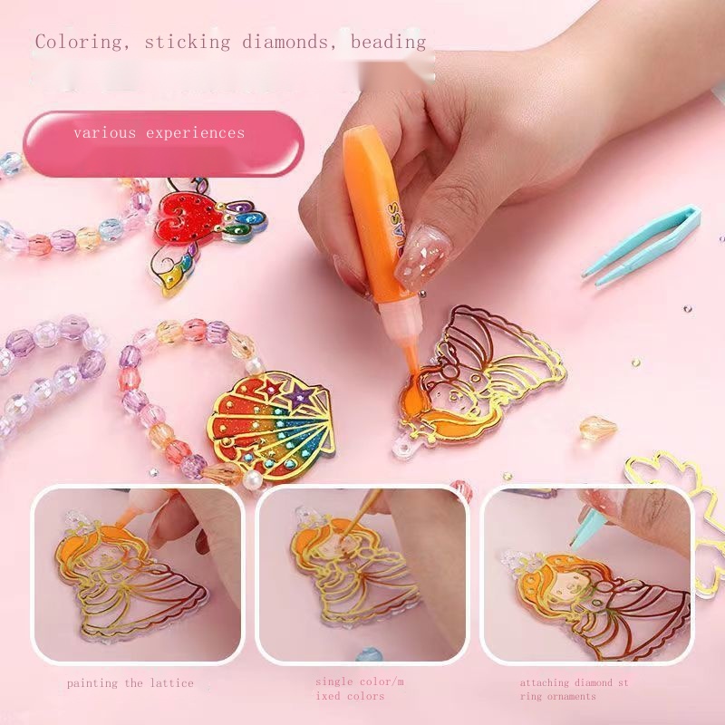 Bộ Màu Vẽ Tranh Sơn Dầu Thủ Công diy Cho Bé Gái Màu Sắc