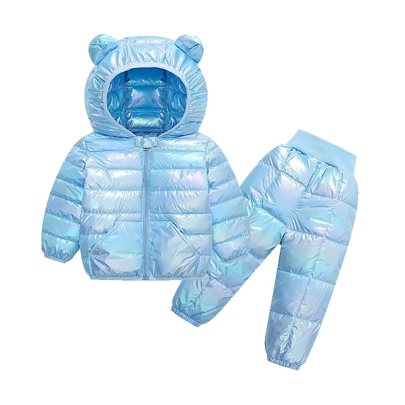 Bộ Quần Áo Phao Cotton Thời Trang Mùa Đông Mới Cho Bé