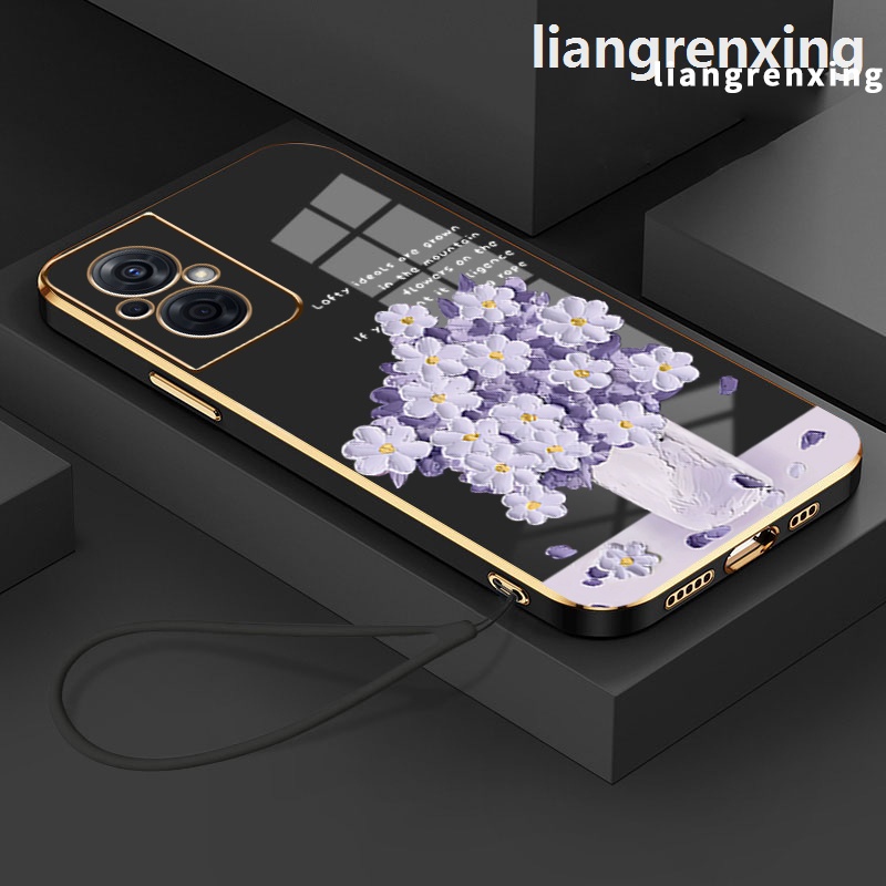 Ốp OPPO RENO 8Z 5g RENO 8 Z 5g Reno8 Z 5g lưng Ốp Điện Thoại Mạ Điện Chống Sốc Ddhh01 Cho OPPO RENO 8Z 5g RENO 8 Z 5g Reno8 Z 5g viền vuông cute