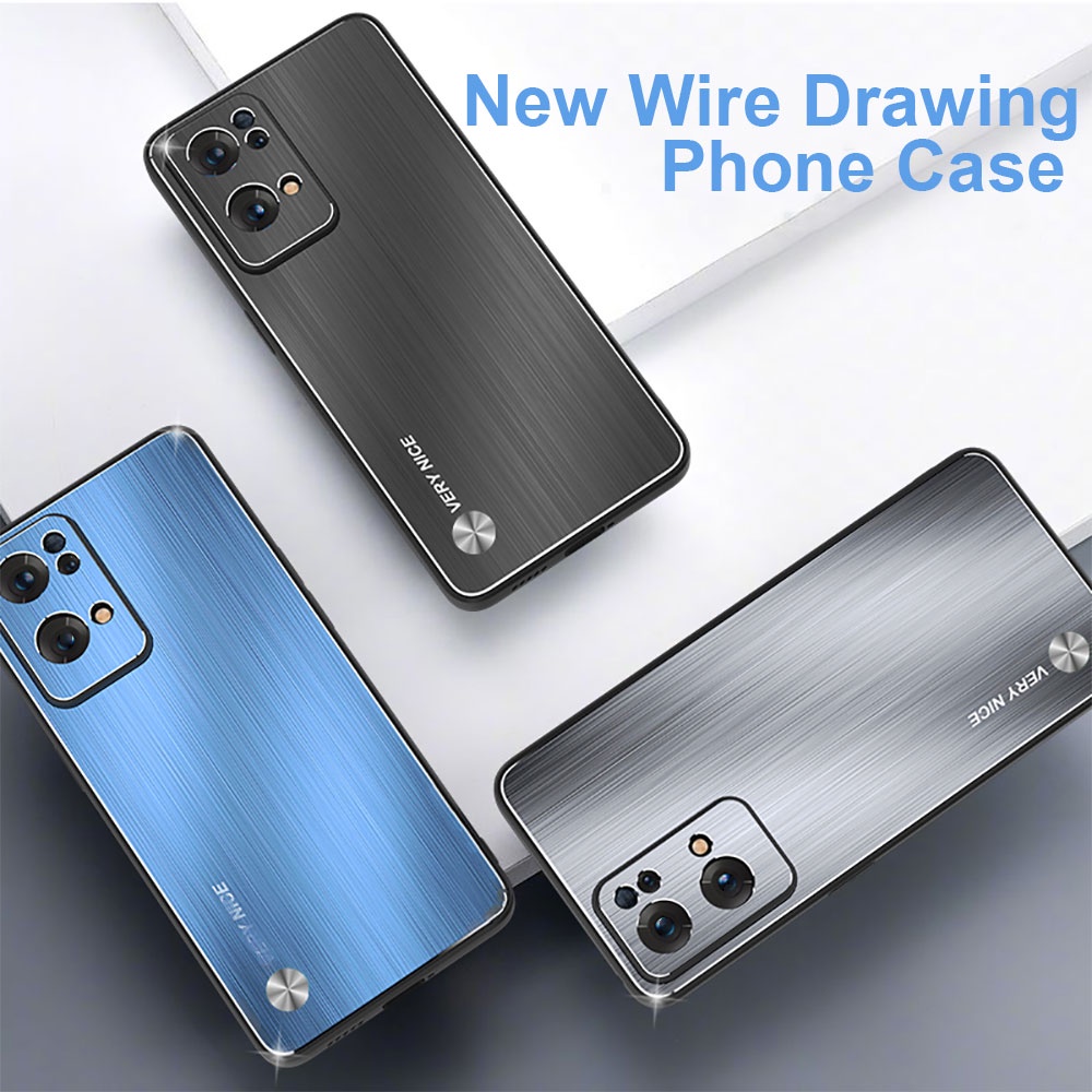 Ốp Điện Thoại Kim Loại Chải Cho Xiaomi Poco F4 GT Case For Xiaomi Mi 12T Pro Mix4 Redmi Note 12 11 Pro