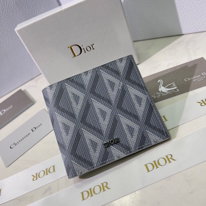 Hình ảnh Dior ví mới 029 100 bản gốc Dior thời trang ngắn kẹp với hộp