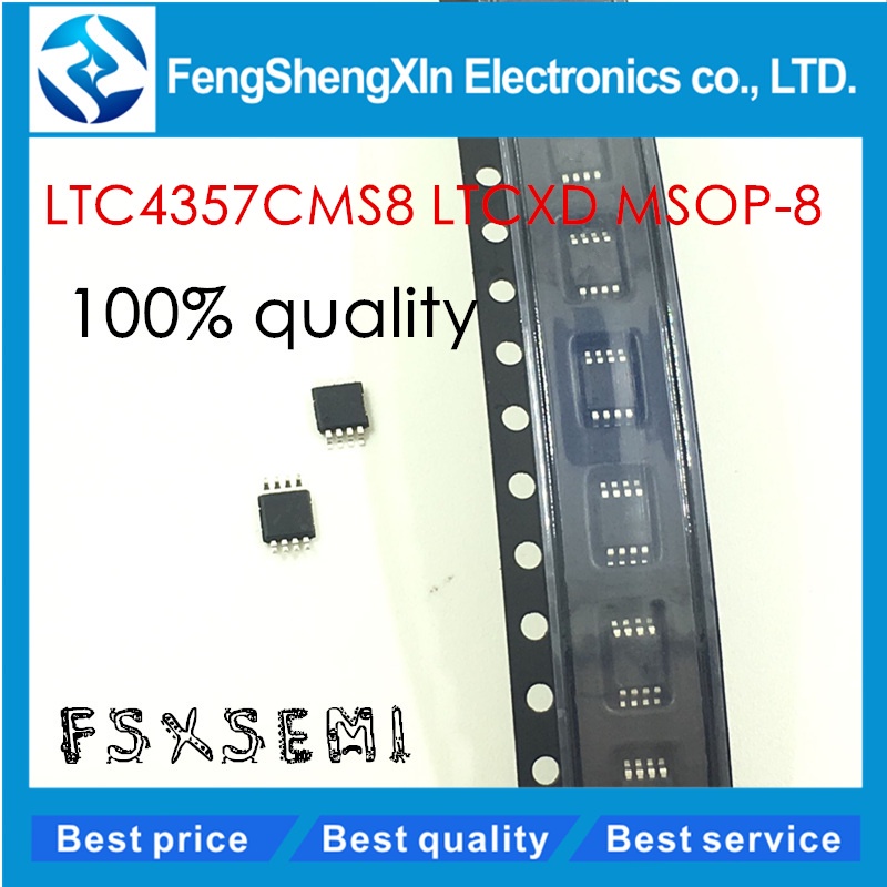 10 Cái / Hàng Mới Về Bộ Điều Khiển Điện Áp Cao LTC4357CMS8 LTC4357 LTCXD MSOP8