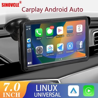 Carplay Android Auto Car Monitor với Camera sau Màn hình cảm ứng Mirro Link