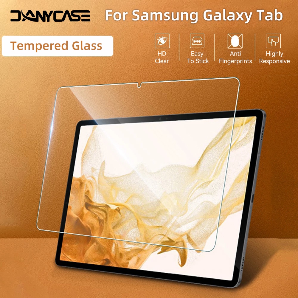Kính Cường Lực Bảo Vệ Màn Hình Máy Tính Bảng Samsung Galaxy Tab S8 S7 FE Plus S6 lite S5E S4 Tab A8 A7 lite 10.5 10.1 11