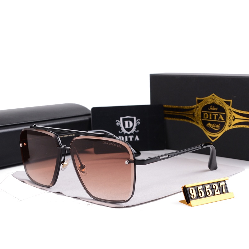 Kính Mát Tròng Vuông Chống Tia UV400 MIX SIX DITA 95527 Phong Cách Vintage Sang Trọng Dành Cho Nữ