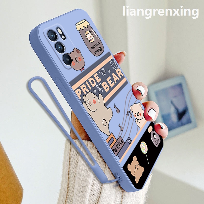 ốp lưng oppo reno 6 4g oppo a16 oppo reno 6z 5g oppo reno6 z 5g Ốp Điện Thoại Silicon Mềm Chống Sốc Cho oppo reno 6 4g oppo a16 oppo reno 6z 5g oppo reno6 z 5g YTXT01 viền vuông cute