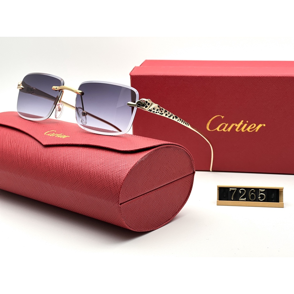 Mua Kính Râm Không Gọng CARTIER 2023 Chống Tia uv400 7265 Chất Lượng ...