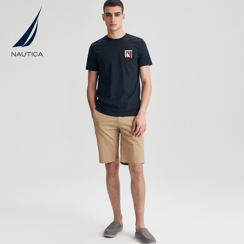 Áo Thun Tay Ngắn Cổ Tròn In Chữ NAUTICA / Nordic Thời Trang Mùa Hè Cho Nam TO1210