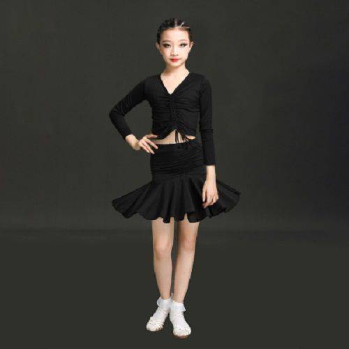 Latin bé gái váy Trang Phục Khiêu Vũ Latin Chuyên Nghiệp Dành Cho Trẻ Em Và Phụ Nữ#Bộ Trang Phục Biểu Diễn Khiêu Vũ Latin Mùa Hè Size 39% s