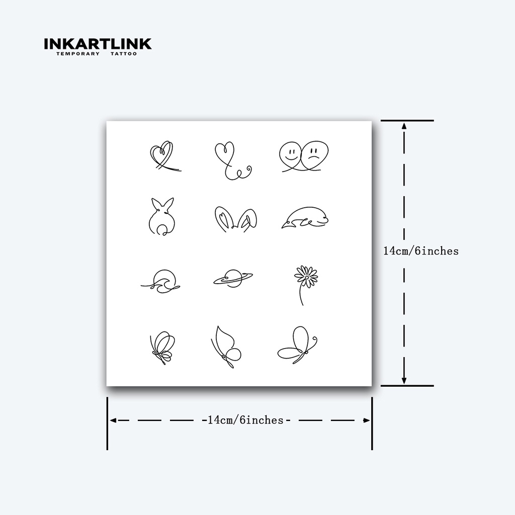 Miếng dán hình xăm tạm thời chống nước 2 tuần, miếng dán hình xăm ma thuật 15 ngày, hình xăm giả