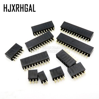 Set 10 Đầu Nối Pin 2.54mm 2 * 2p 3 Pin 4 Pin 5 Pin 6 Pin 7 Pin 8 Pin 9 Pin 20 Pin