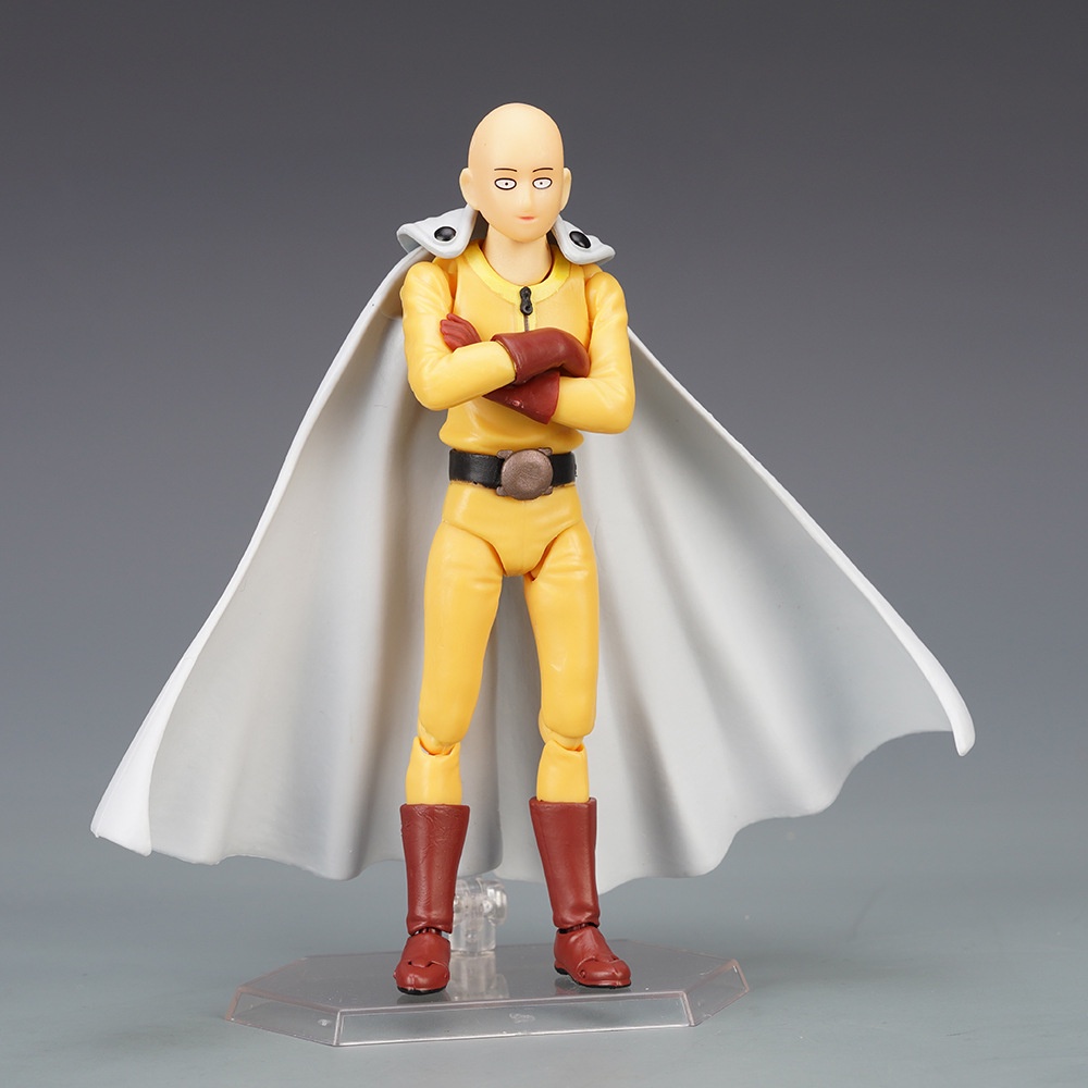 Nhân Vật One Punch Man Saitama 310 Kích Thước 16cm# Mô Hình Nhân Vật Hoạt Hình Anime Có Thể Di Chuyển Được