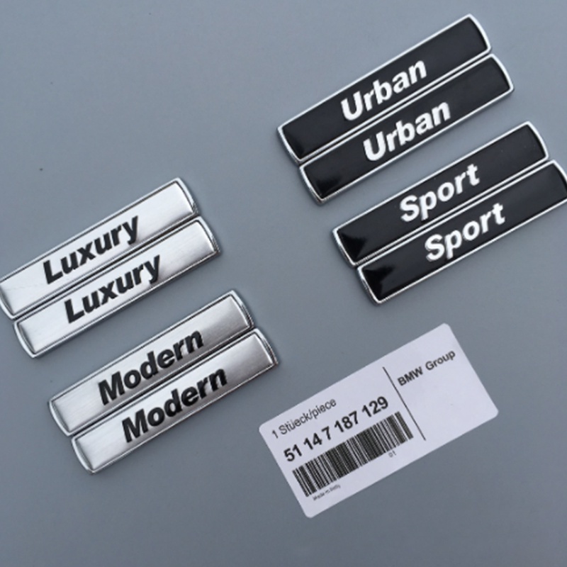 BMW Luxury Deluxe Edition Fender Car Logo M Performance sport Side Logo F30 G20 E70 E90 G30 G11 Fend