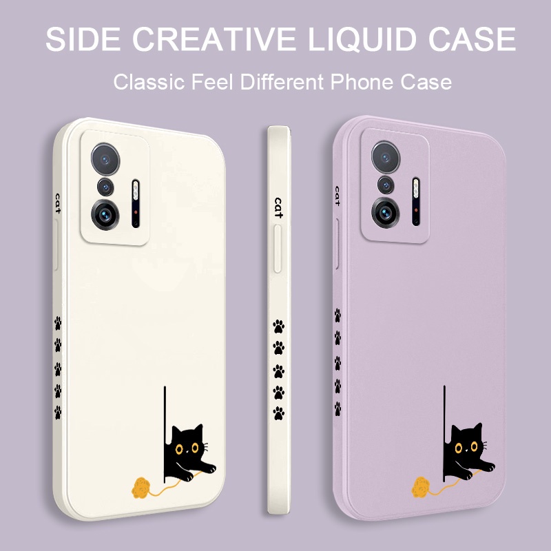 Panicked Ốp Điện Thoại Họa Tiết Mèo Cho xiaomi mi 13t 12t 11t 10t pro lite mi 9t pro