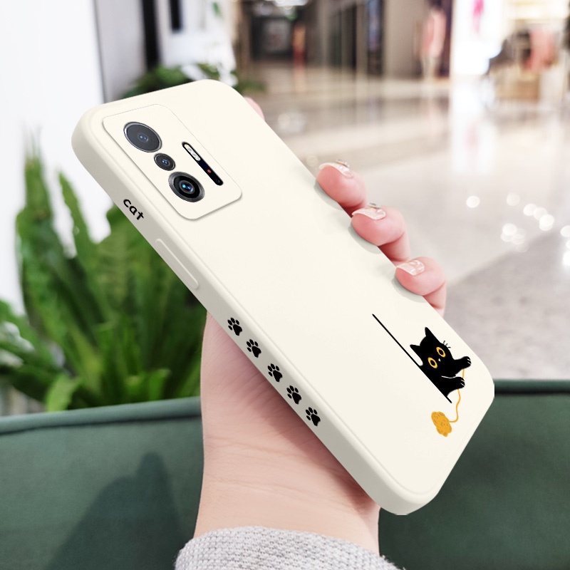 Panicked Ốp Điện Thoại Họa Tiết Mèo Cho xiaomi mi 13t 12t 11t 10t pro lite mi 9t pro