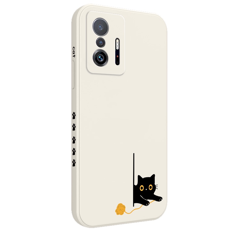 Panicked Ốp Điện Thoại Họa Tiết Mèo Cho xiaomi mi 13t 12t 11t 10t pro lite mi 9t pro