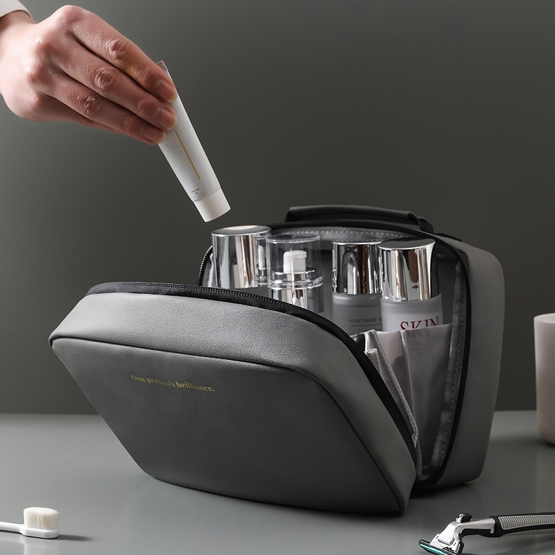 Túi Da PU Đựng Đồ Du Lịch Cỡ Lớn Chống Thấm Nước Cho Nam