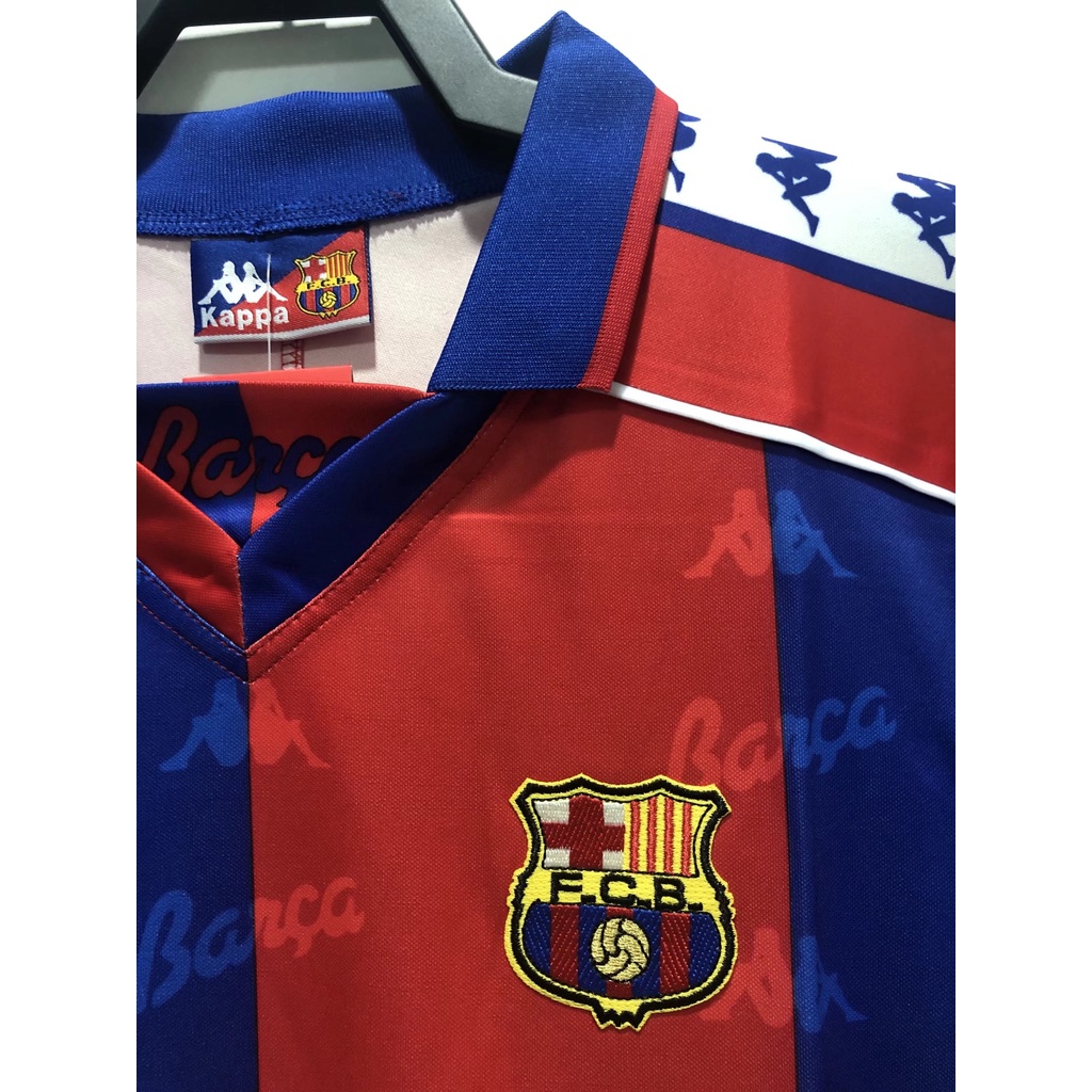 Áo đấu cổ điển 92-95 áo thể thao sân nhà barcelona