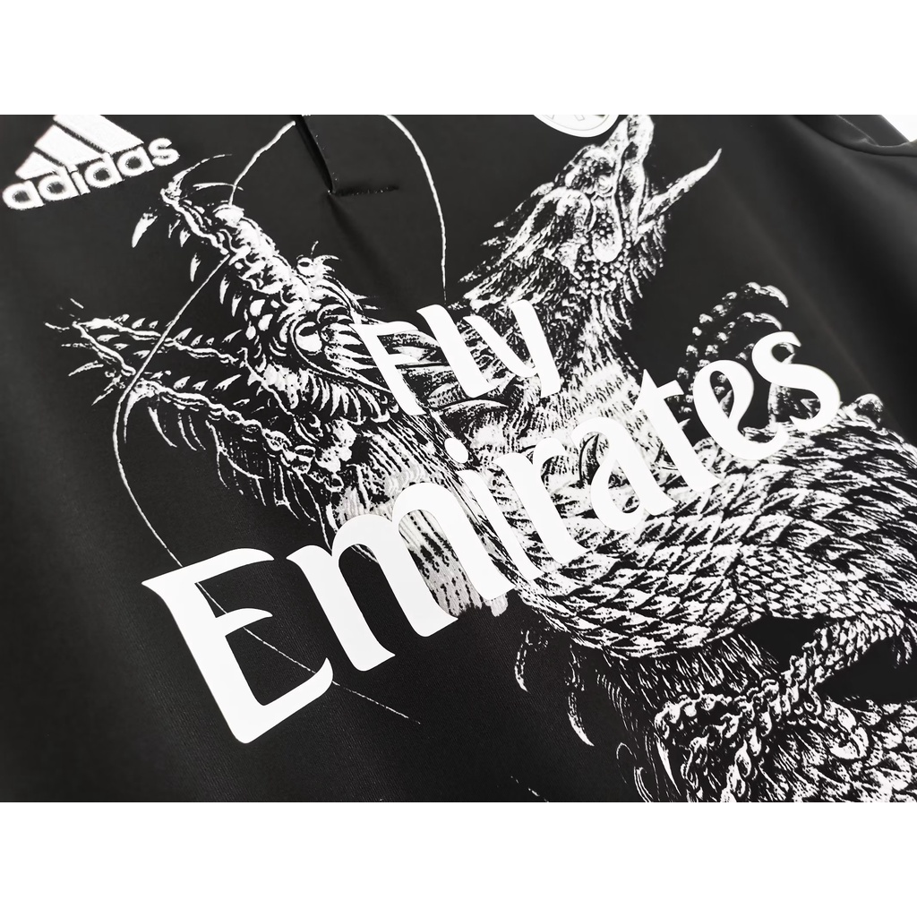 Áo Thun Bóng Đá Dài Tay Real Madrid 14-15  Size S-2XL * Có Sẵn & Tùy Chỉnh *