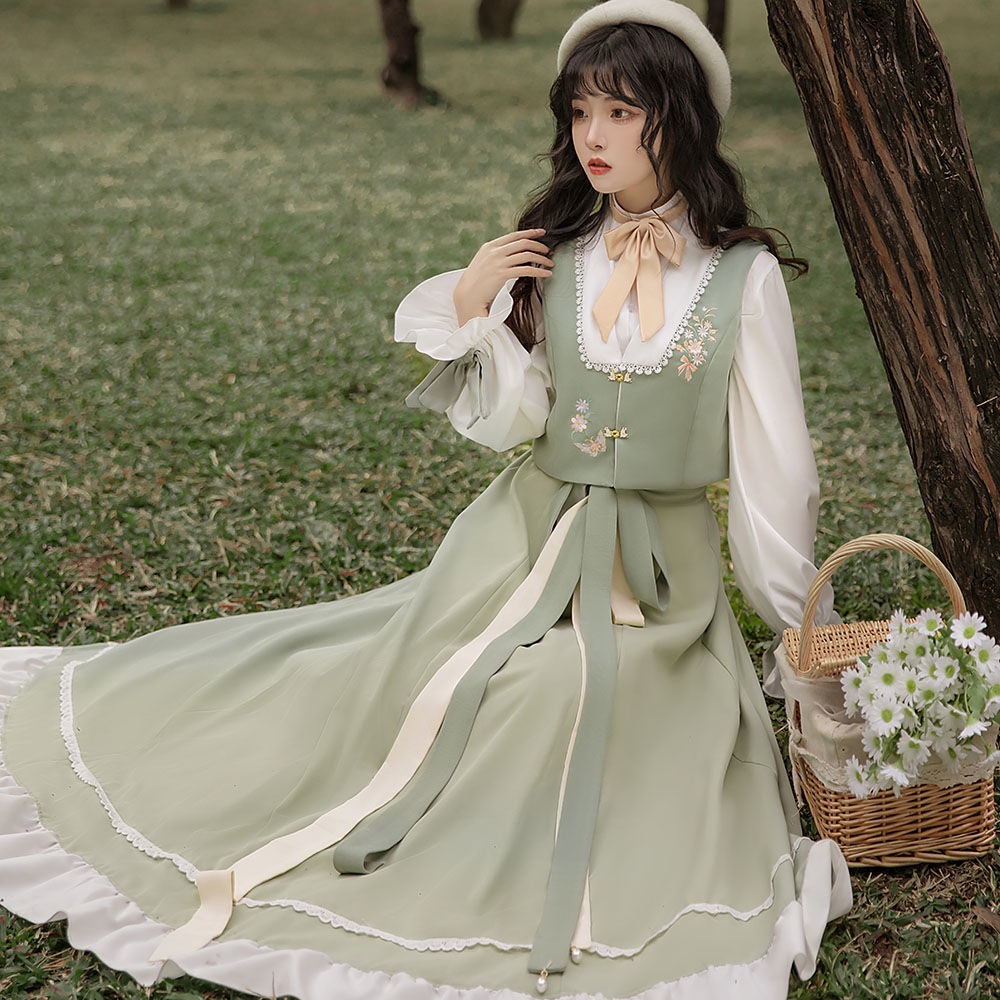 Bộ Trang Phục Cách Tân Thiết Kế Mới Thời Trang Theo Phong Cách Trung Hoa Cho Nữ