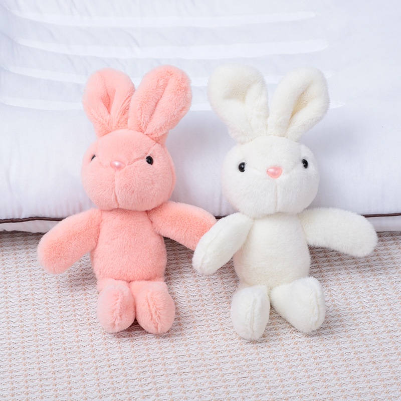 Thỏ Nhồi Bông Tai Dài 25cm Mềm Mại Xinh Xắn