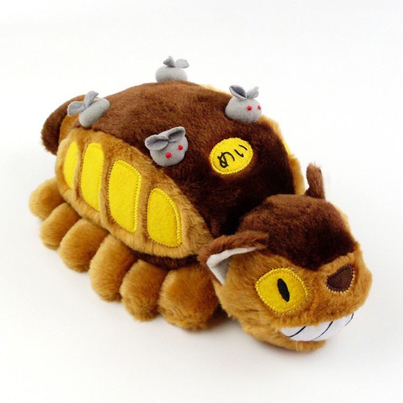 Đồ chơi nhồi bông Hình Mèo Con Hoạt Hình Hayao Miyazaki Tonari No Totoro Mei And The Bus 30cm Làm Quà Tặng Cho Bé
