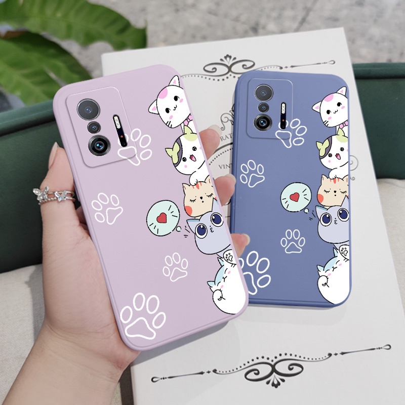 Ốp Điện Thoại Hình Mèo Cho xiaomi mi 13t 12t 11t 10t pro lite mi 9t pro