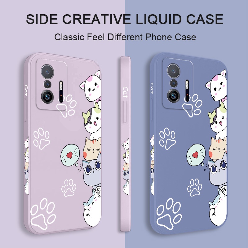 Ốp Điện Thoại Hình Mèo Cho xiaomi mi 13t 12t 11t 10t pro lite mi 9t pro