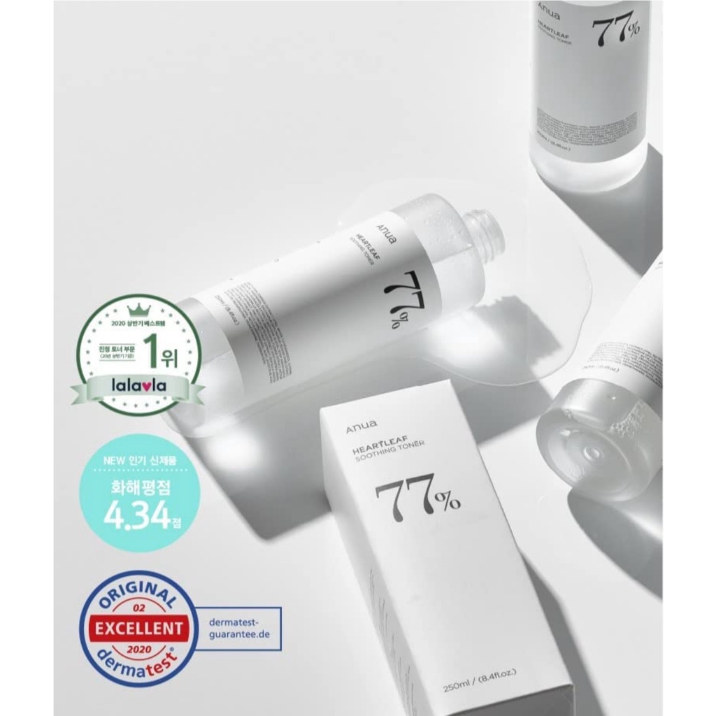 Nước Hoa Hồng anua heartleaf 77% Làm Dịu Da 250ml / 500ml