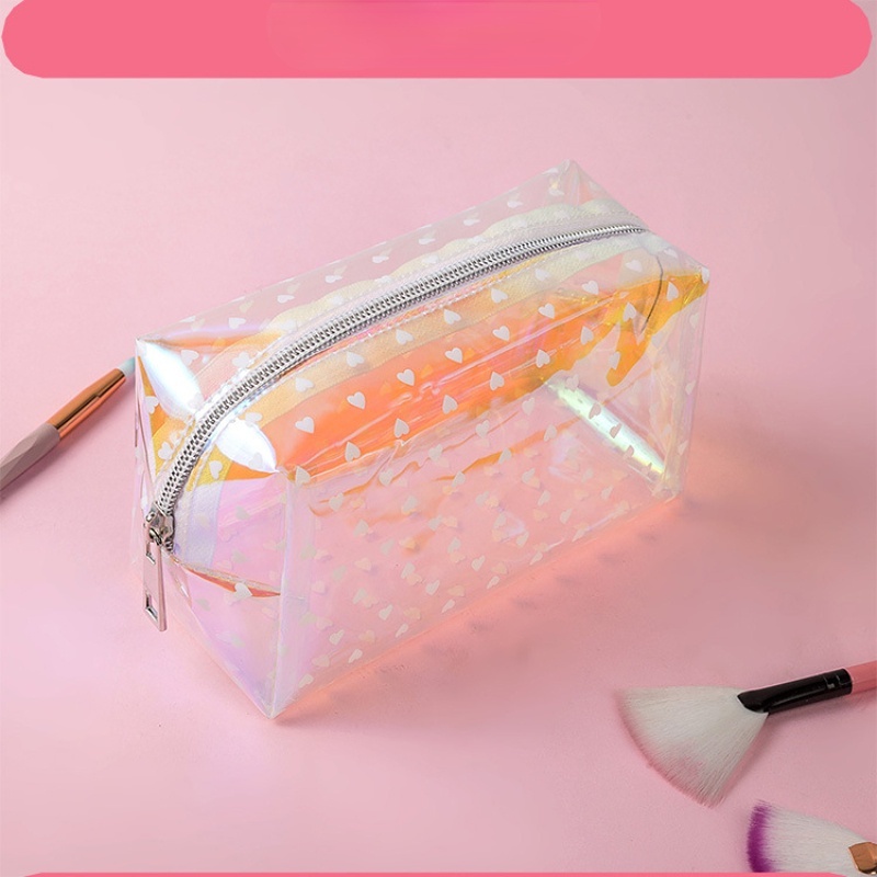 Tpu Túi Đựng Mỹ Phẩm Chống Thấm Nước Họa Tiết Da Báo Xinh Xắn