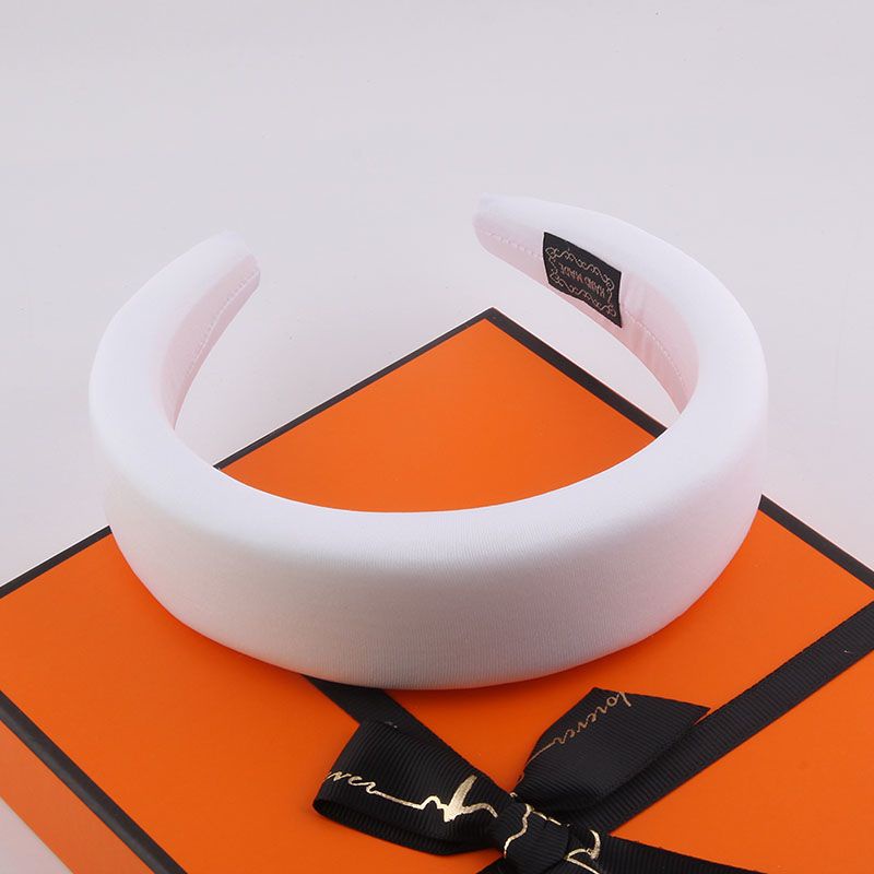 Băng Đô Cài Tóc Bản Rộng Màu Trơn Thời Trang Cho Nữ