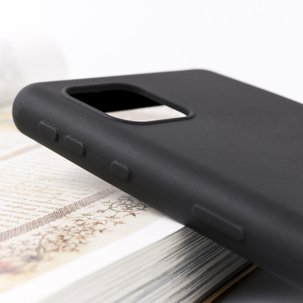 Ốp Điện Thoại TPU Silicon Mềm Màu Đen Cho Sharp Aquos Sense4 SH-41A Aquos Sense 4 / Aquos Sense5G SH-53A SH-M17 SHG03