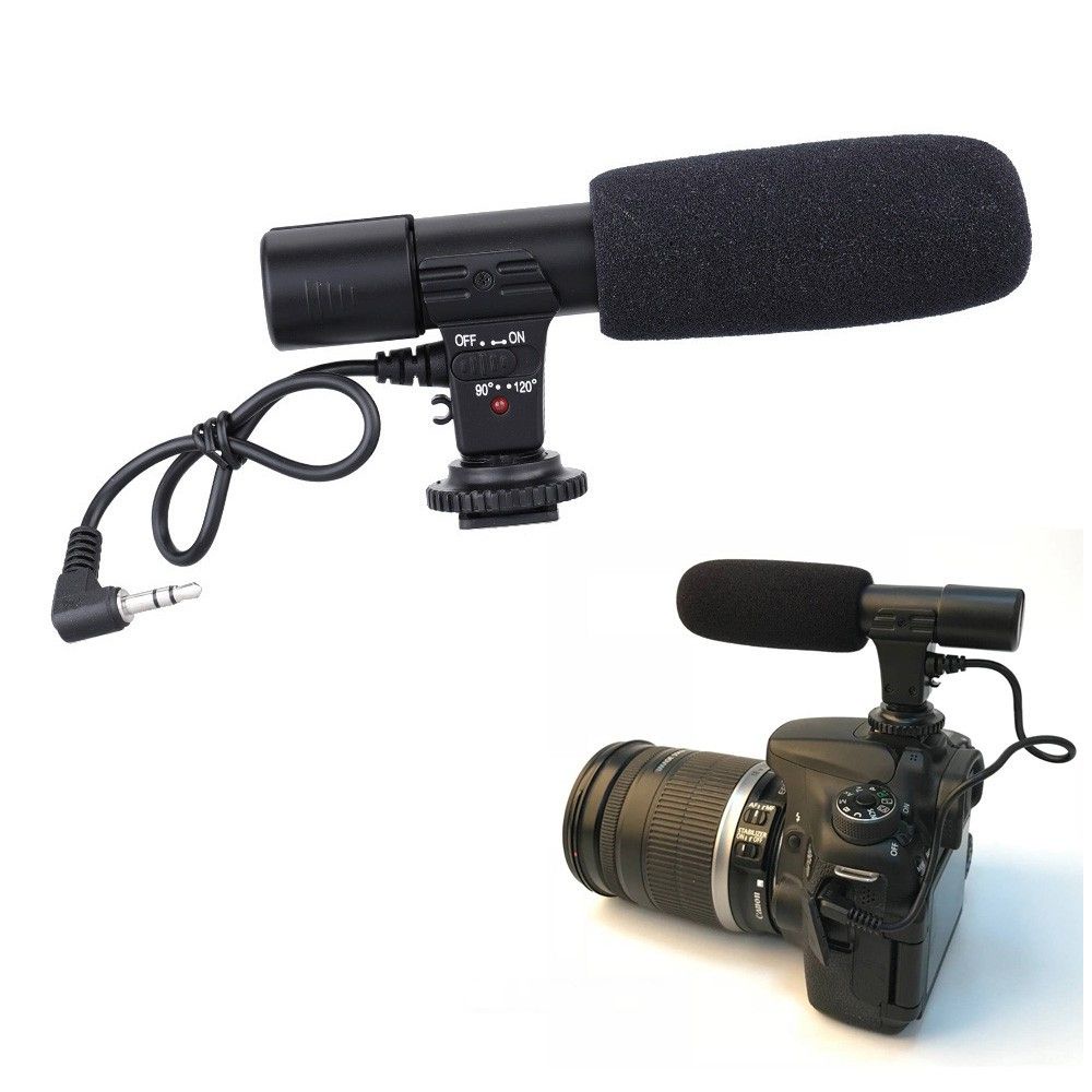 Micro Thu Âm Chuyên Nghiệp MIC-01 SLR DV Cho Máy Ảnh