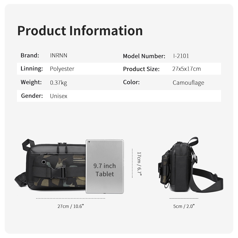 Túi Đeo ChéO NgựC ThờI Trang ChốNg NướC Cho Nam