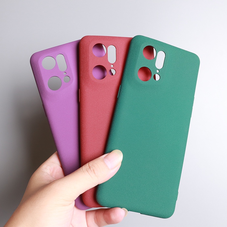 Ốp Điện Thoại TPU Dẻo Màu Trơn Cho Oppo Find X2 X3 X5 X6 Pro