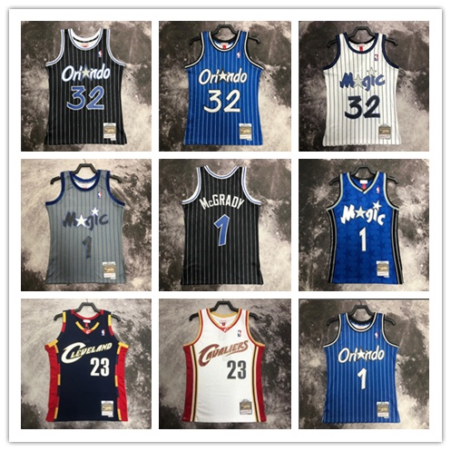 [Hot pressed] Áo bóng rổ Orlando Magic No.1 Anfernee Hardaway Áo Vest đen