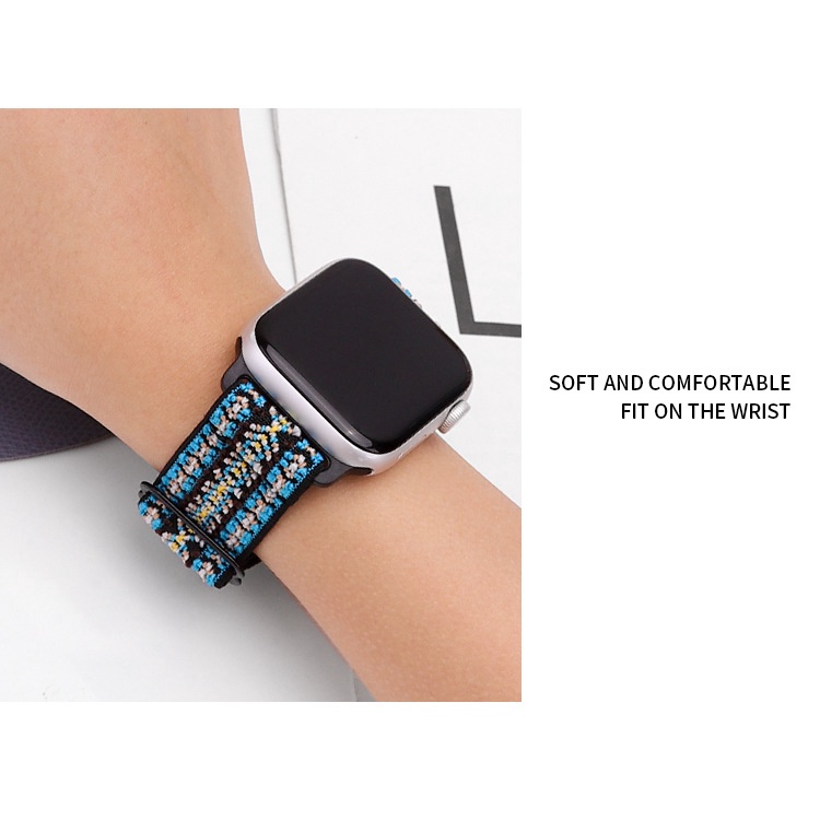 Dây nylon Co Giãn Đeo Tay Thay Thế Cho Đồng Hồ Thông Minh Apple watch 49mm 45mm 44mm 38mm 40mm 41mm 42mm iWatch Ultra Series 8 5 6 SE7