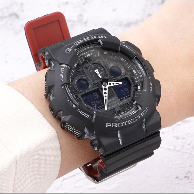 Dây Đeo Thay Thế Bằng Silicone Mềm Cho Đồng Hồ Casio G-Shock GD120 / GA-100 / GA-110 / GA-700