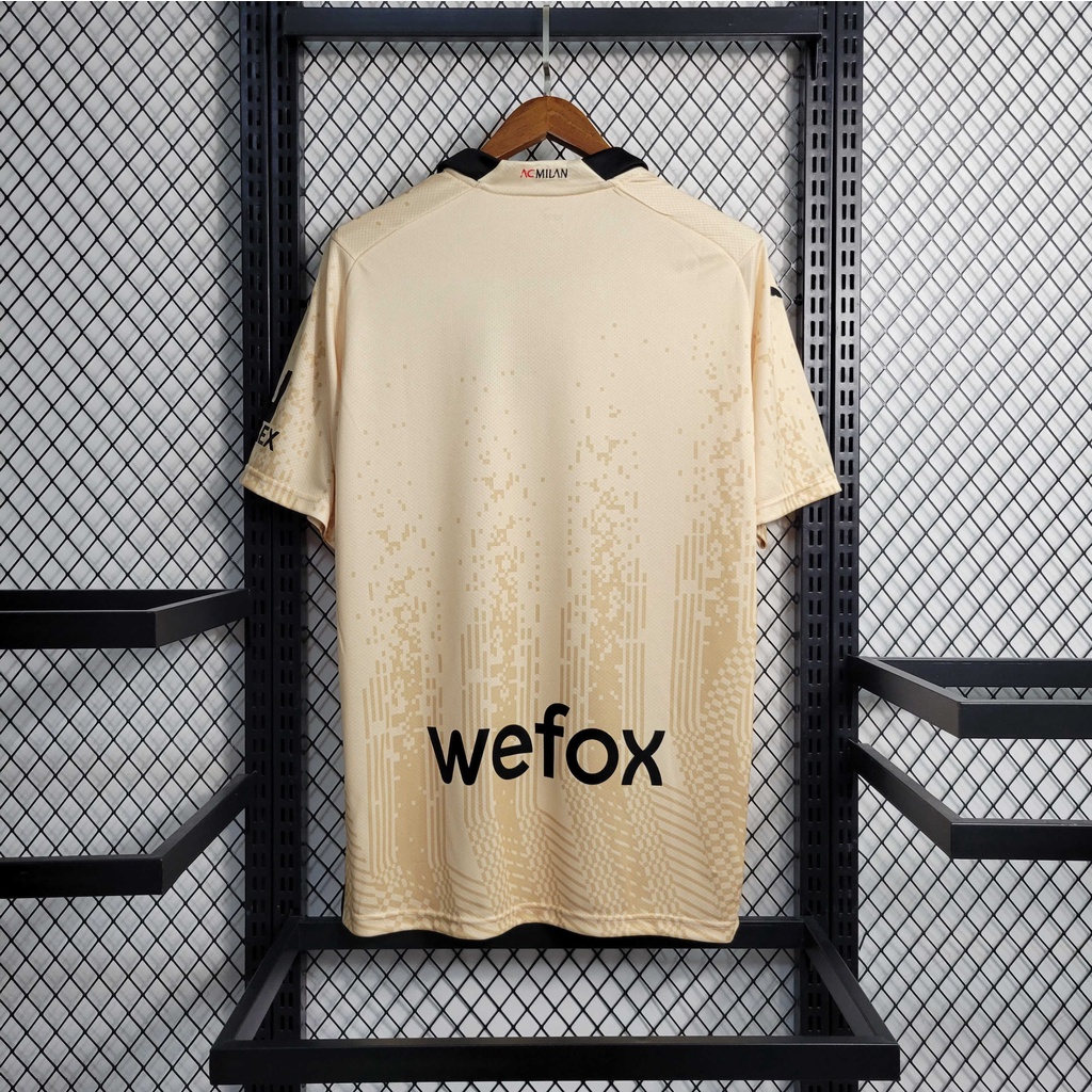 Áo Bóng Đá Câu Lạc Bộ AC Milan Màu Trắng Phiên Bản Thái Chất Lượng Cao 23 / 24 Cho Nam