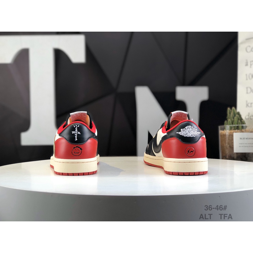 Giày Thể Thao Travis Scott x Jordan AJ1 35.5-46 DM7866-166 Cá Tính