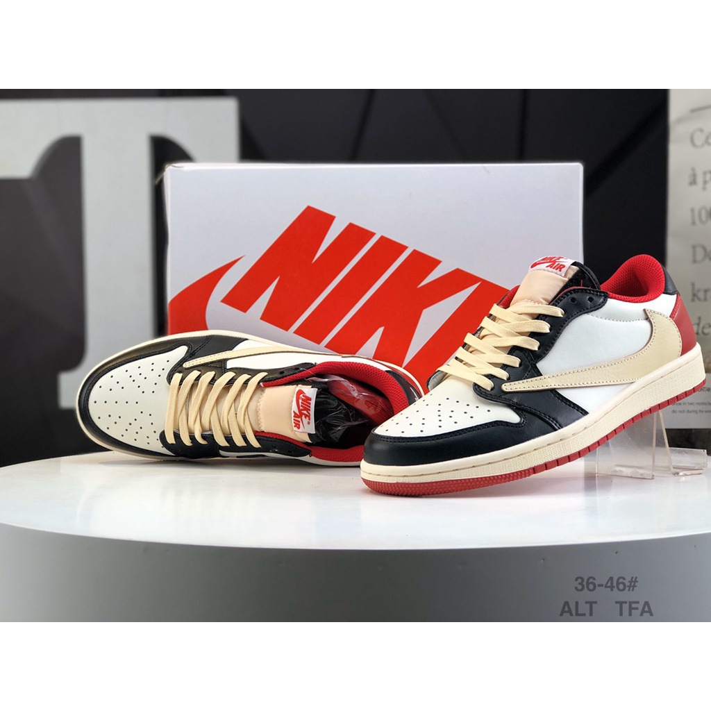 Giày Thể Thao Travis Scott x Jordan AJ1 35.5-46 DM7866-166 Cá Tính