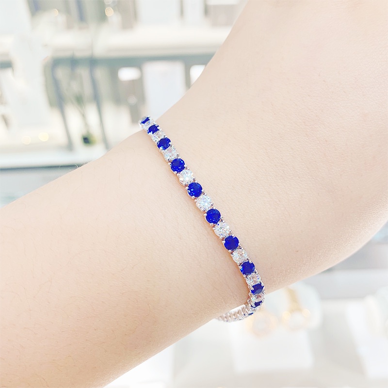 Vòng Tay Đính Đá Pha Lê Hàng Mới Dành Cho Nữ
