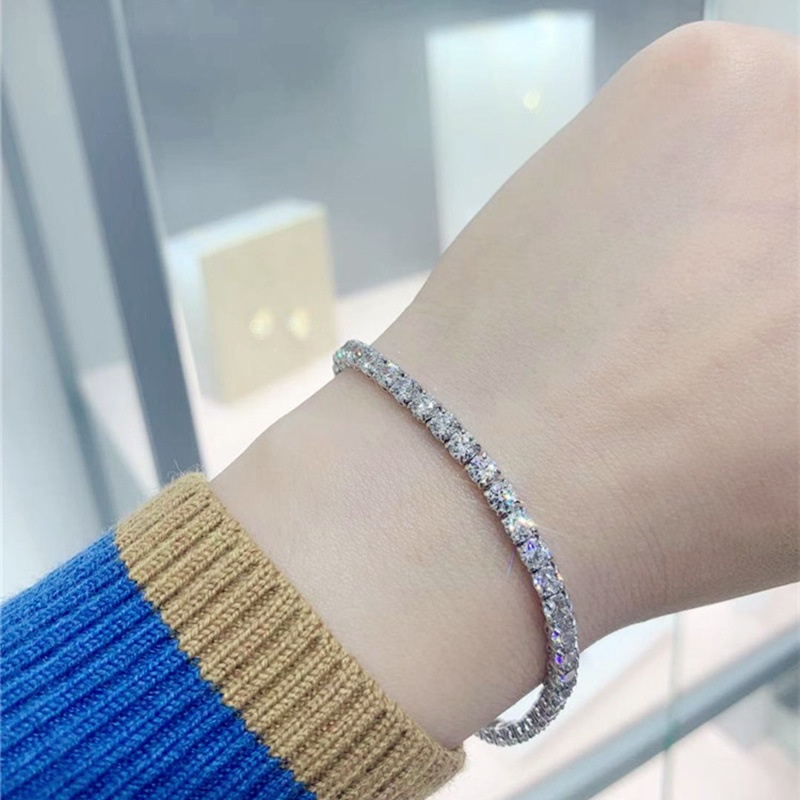 Vòng Tay Đính Đá Pha Lê Hàng Mới Dành Cho Nữ