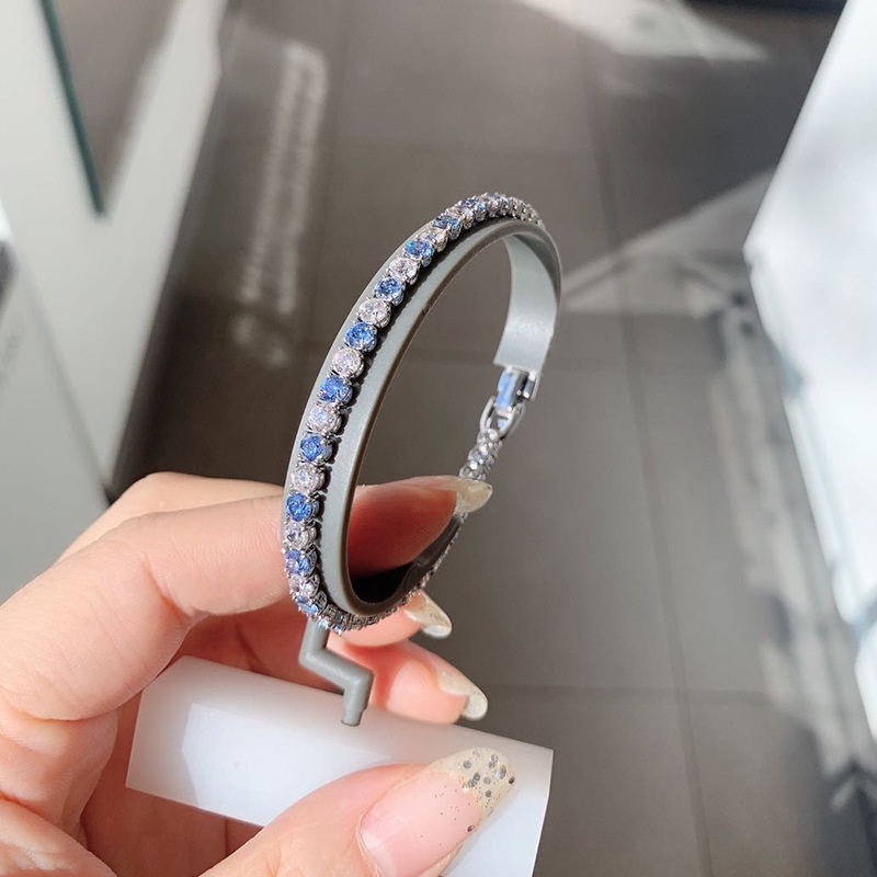 Vòng Tay Đính Đá Pha Lê Hàng Mới Dành Cho Nữ