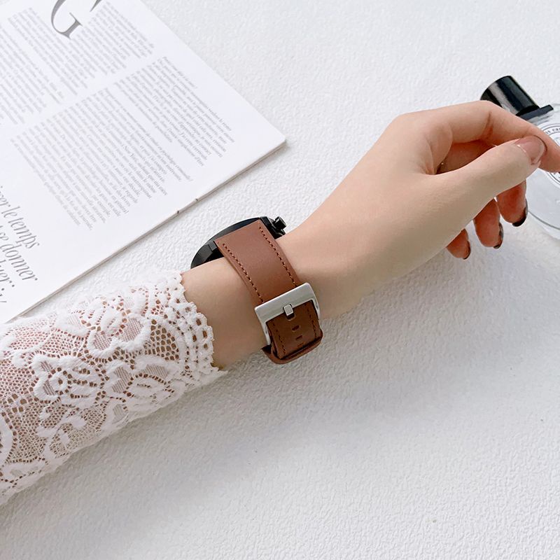 Dây Đeo Bằng Da Thật 20mm 22mm Cho Đồng Hồ Thông Minh Huawei Watch GT 2 3 Pro 46mm 42mm 46mm 2e